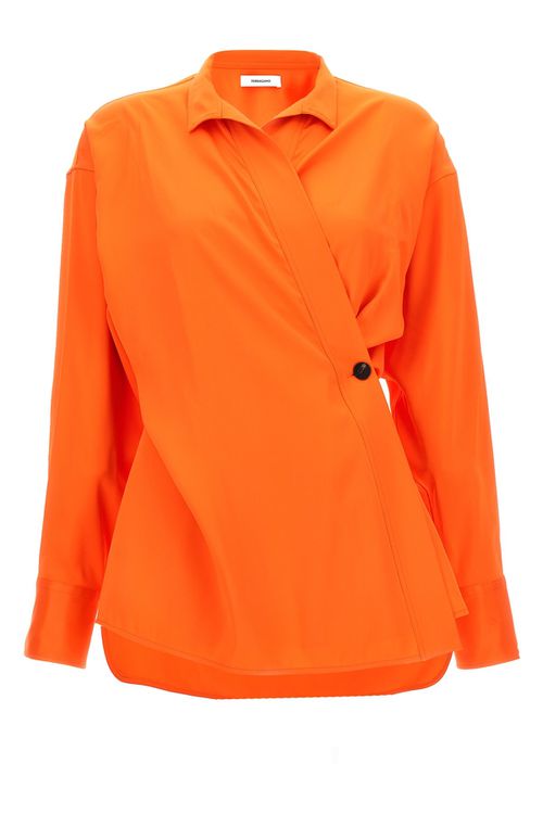 Satin Asymmetric Shirt