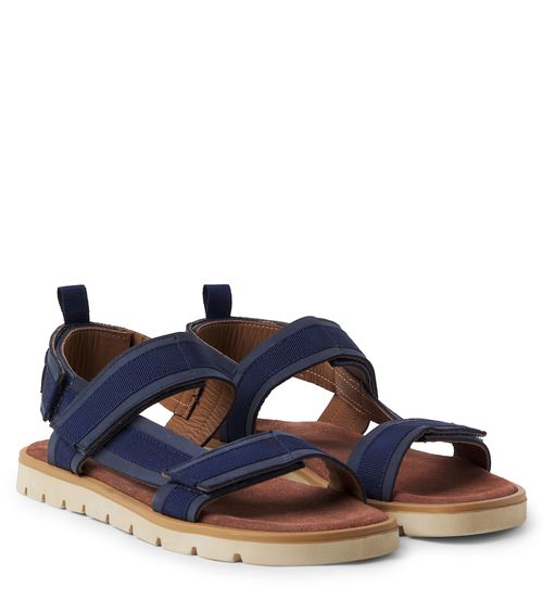 PèPè Summer grosgrain and leather sandals