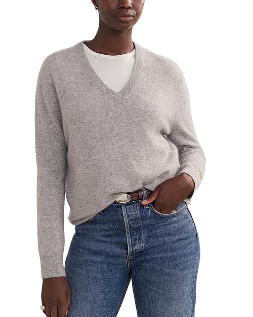 Flynn Cashmere V Neck Sweater