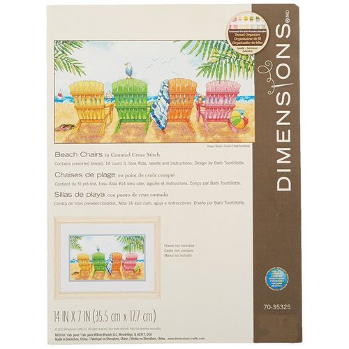 * Dimensions Counted X Stitch - Beach Chairs