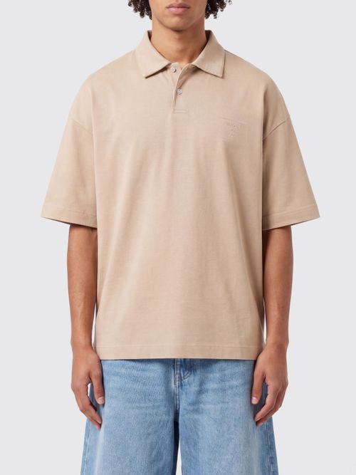 Polo Shirt Men color Beige