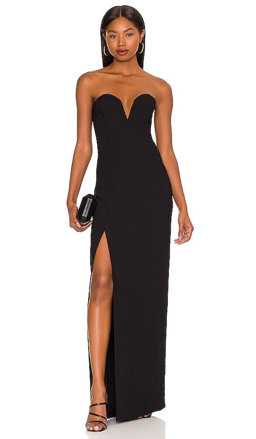 Amanda Uprichard Cherri Gown in Black. - XL also in L, M