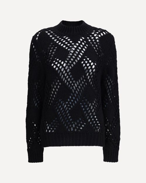 Geometric Pattern Sweater Female 34