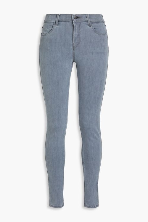 High-rise skinny jeans