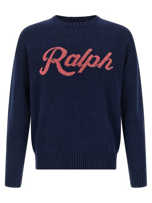 Intarsia Logo Sweater