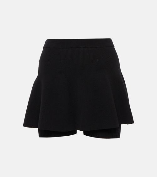 Live The Process Alba ribbed-knit skort
