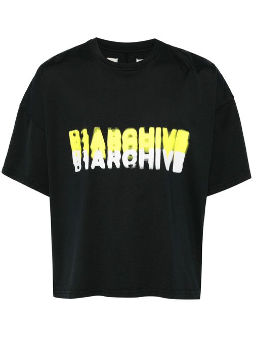 B1ARCHIVE logo-print T-shirt - ブラック