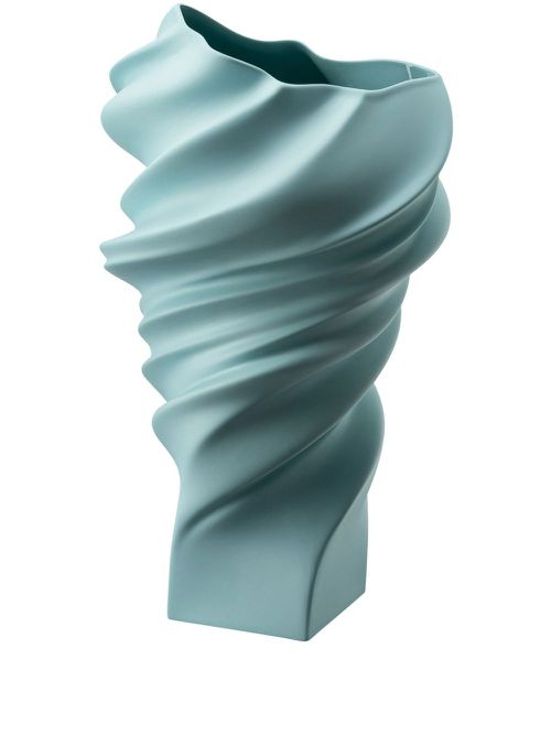 Squall porcelain vase - Green