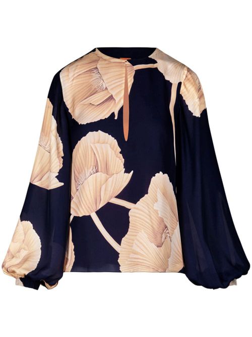 Gotas Florales blouse - Blue