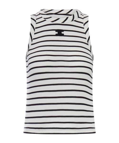 Round neck sleeveless vest