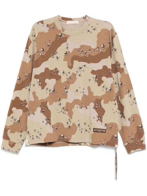 Logo-print T-shirt - Brown