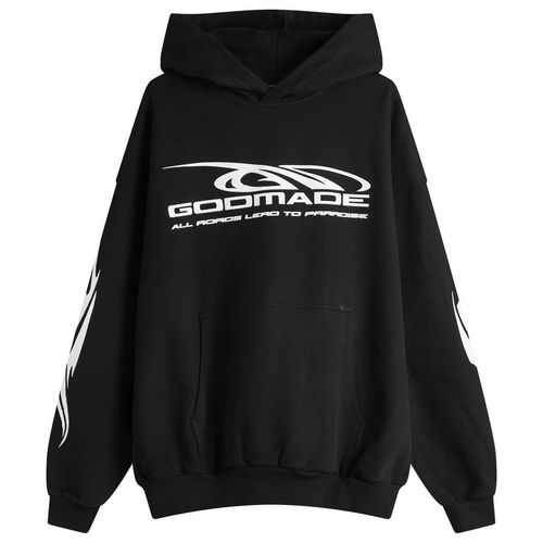 Men's Road To Paradise Hoodie Washed Black