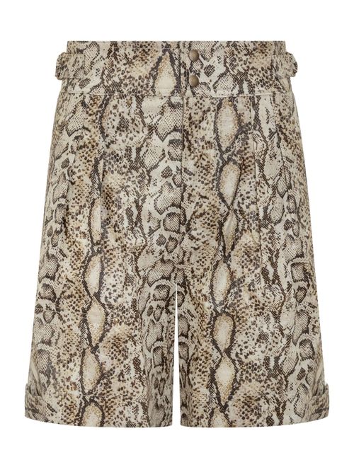 Mini Linen-Blend Shorts