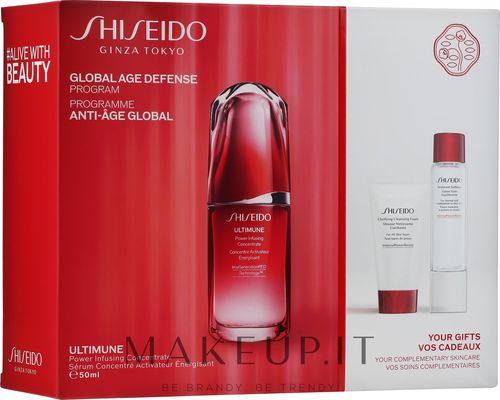 Set Shiseido Ultimune Global Age Defence Set conc/ + foam/ + softner
