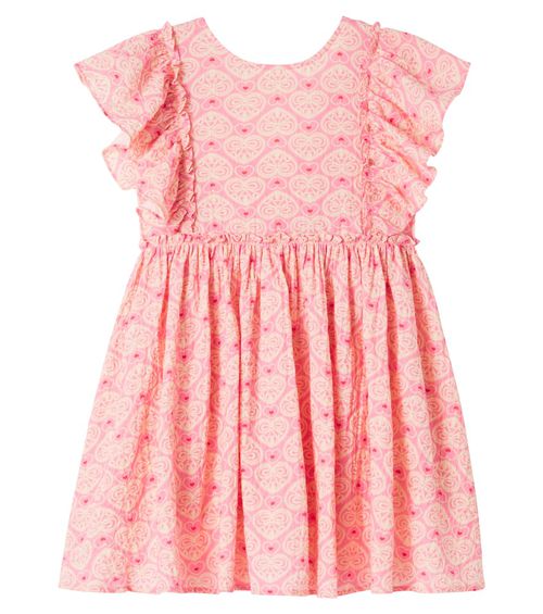 Konges Sløjd Ava printed bow-detail cotton dress