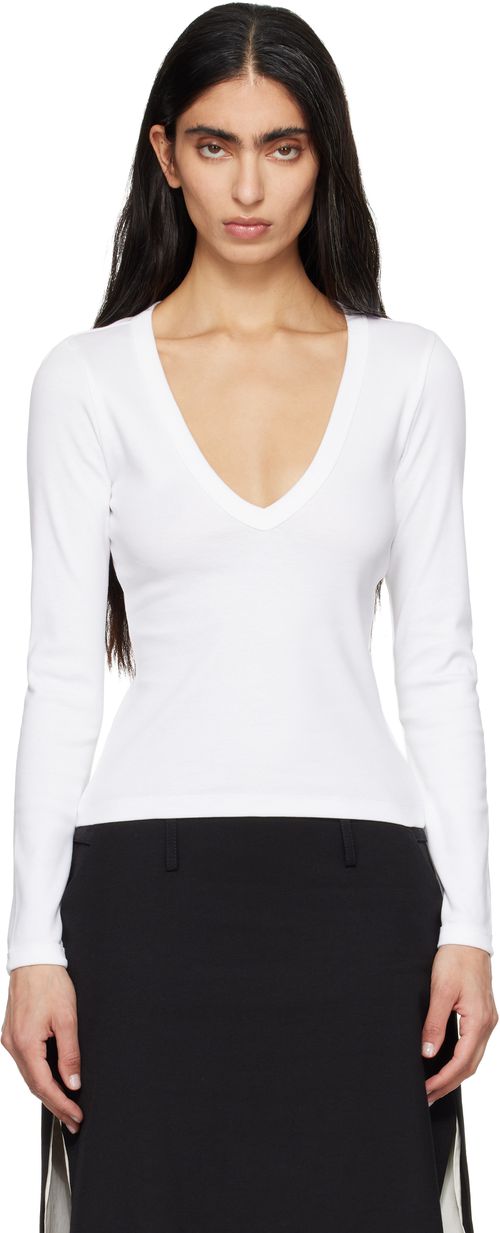 White Dewi Longsleeve T-shirt