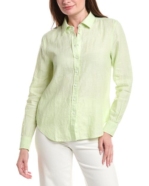 Cross Dye Linen Classic Shirt