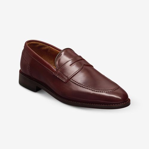 Randolph 2.0 Shell Cordovan Penny Loafer in Chili Cordovan Leather