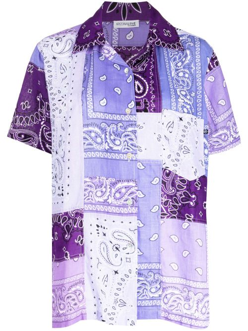 Bandana-print cotton shirt - Multicolour