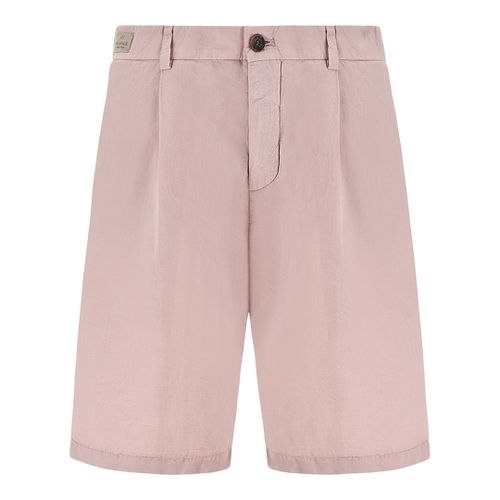 Linen and cotton bermuda shorts, Man, Zephyr
