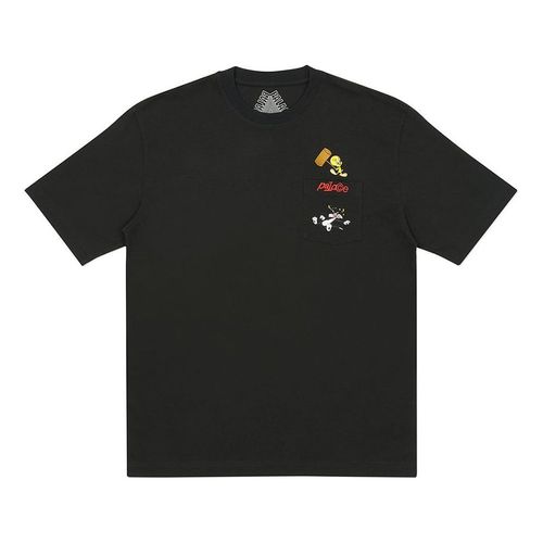X Looney Tunes Cartoon Short Sleeve Unisex Black