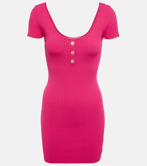 Live The Process Saros ribbed-knit minidress