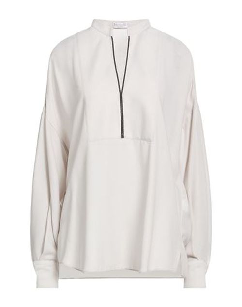 Woman Top Grey Size M Polyester, Cupro, Virgin Wool