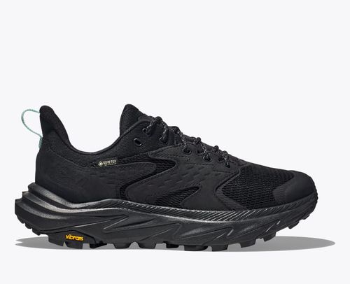 HOKA Women's Anacapa 2 Low GTX Shoes in Black/Black