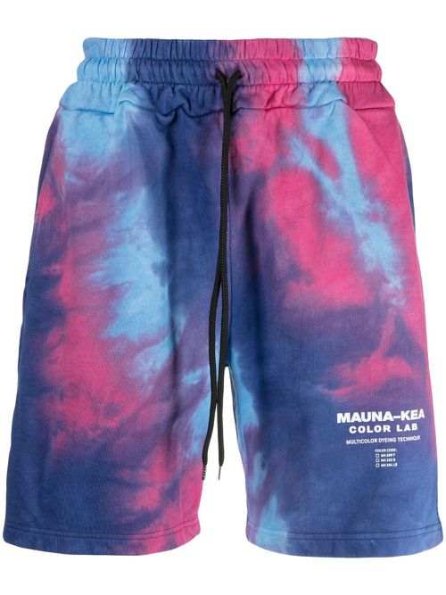 Graphic-print shorts - Purple