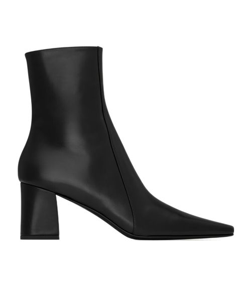 Rainer boots in smooth leather