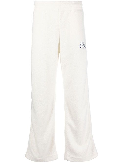 Straight-leg track pants - White