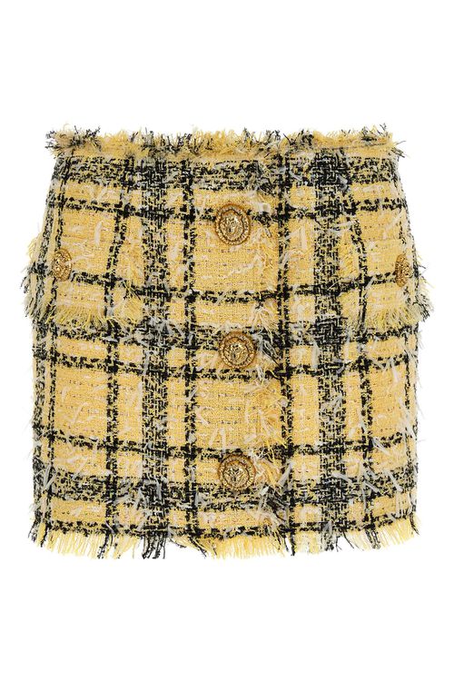 Lurex Tweed Skirt