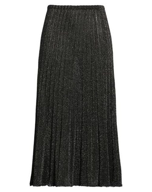 Woman Midi skirt Black Size S Viscose, Polyester