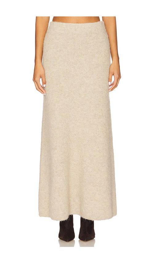 & Reckless Adriena Skirt in Beige. - XL also in L, M