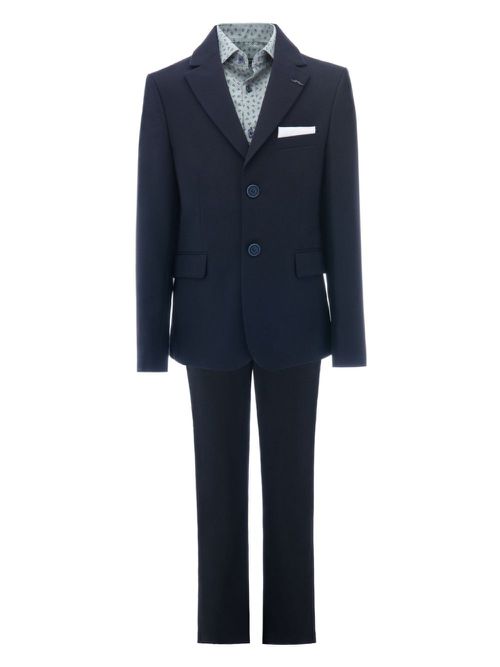 Lucien single-breasted suit - Blue