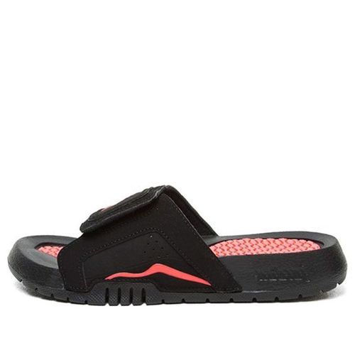 (GS) Hydro VI Retro Infrared Black Red Sports Slippers 'Black Infrared 23'