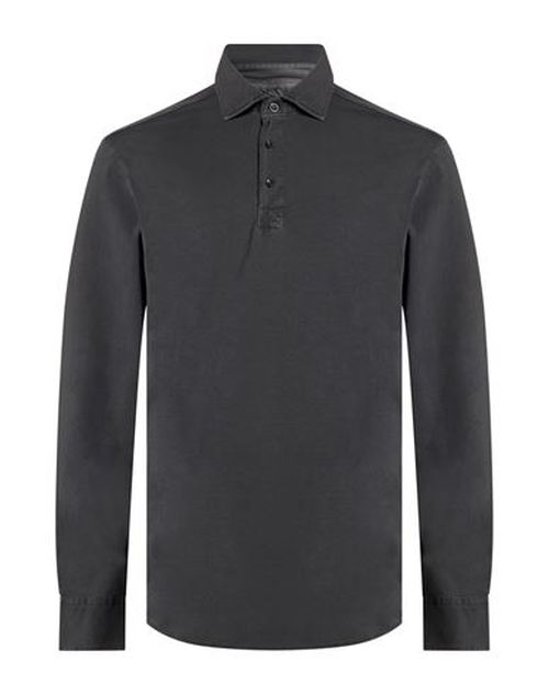R3d Wöôd Man Polo shirt Charcoal Size S Cotton, Elastane