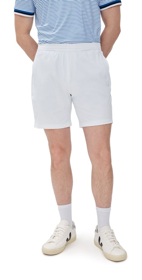 Redvanly Byron Tennis Shorts 7 Bright White