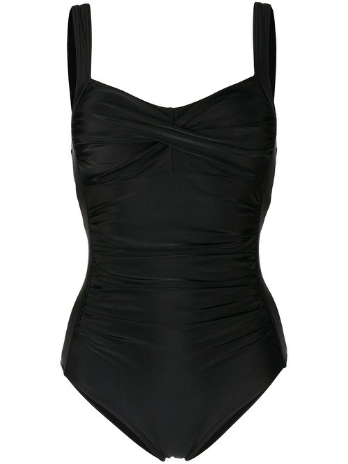 Diane ruched swimsuit - Black