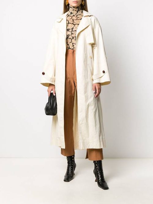 Reya cropped trousers - Brown