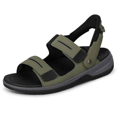 Orthofeet Men's Orthopedic Neptune Hands-Free Water-Friendly Sandal - Black