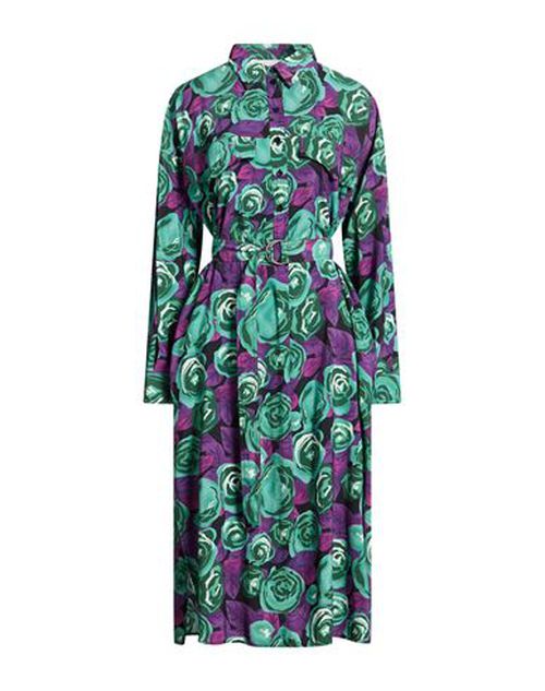 Woman Midi dress Purple Size XXS Rayon, Polyester