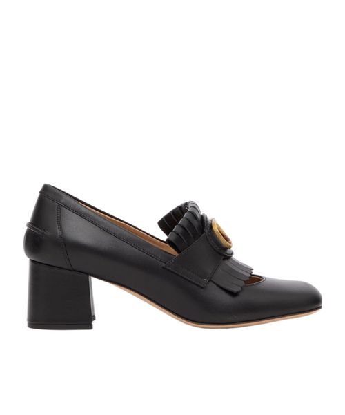 VLogo Signature Fringe Detailed Pumps