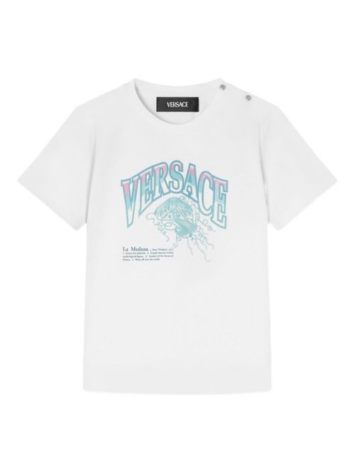 Versace Kids La Medusa T-shirt - White