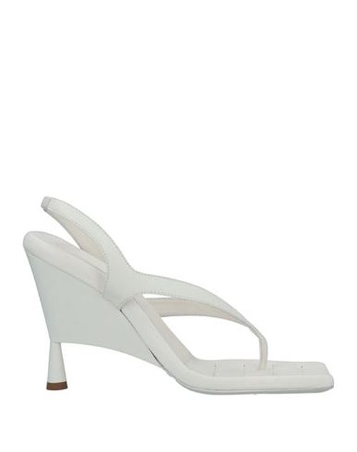 Woman Thong sandal White Size 6 Leather