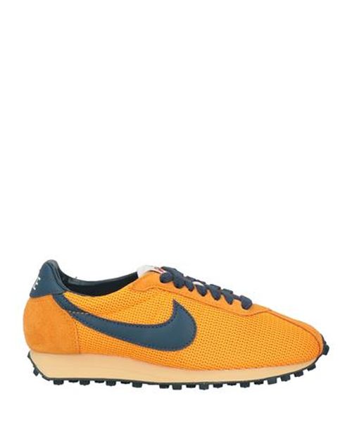 Woman Sneakers Orange Size 5.5 Leather, Textile fibers