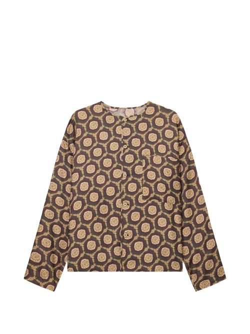 Printed short jacket