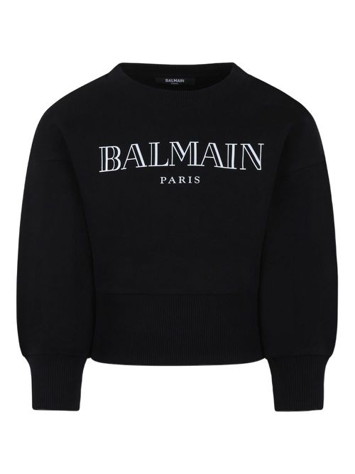 Logo-print sweatshirt - Black