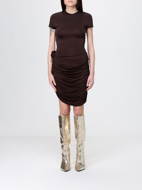 Dress Woman color Coffee