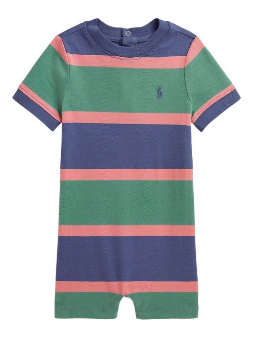Striped romper - Green